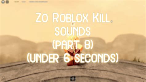 Hello guys Today I want to share with you one small part of great kill sounds in zo. . Zo kill sounds